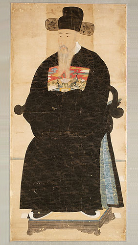 Portrait of Yi Wonik in the National Museum of Korea